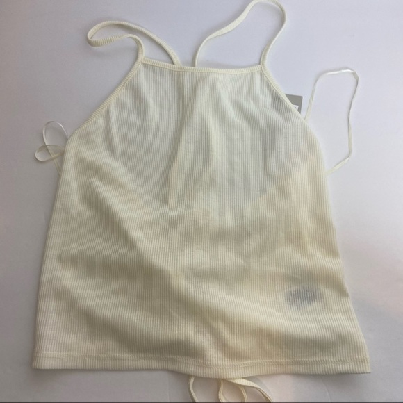 BP. - Ribbed Tie Back Crop Tank - Picture 5 of 7